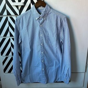 J. Crew long sleeved button - blue stripe